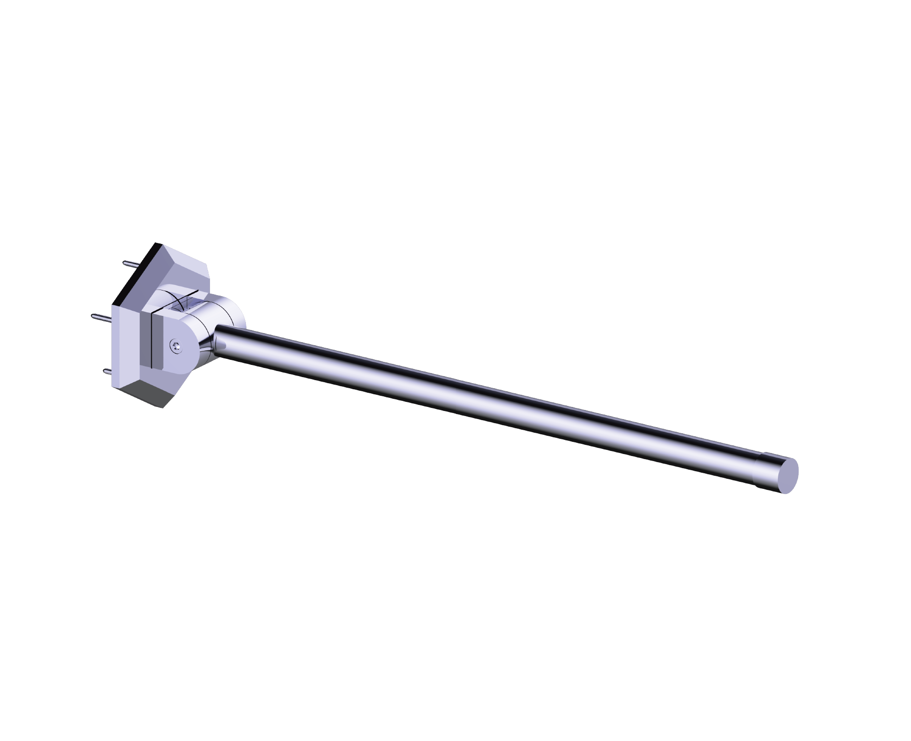 Friction Hinged Grab Rail - Hexagonal Concealed